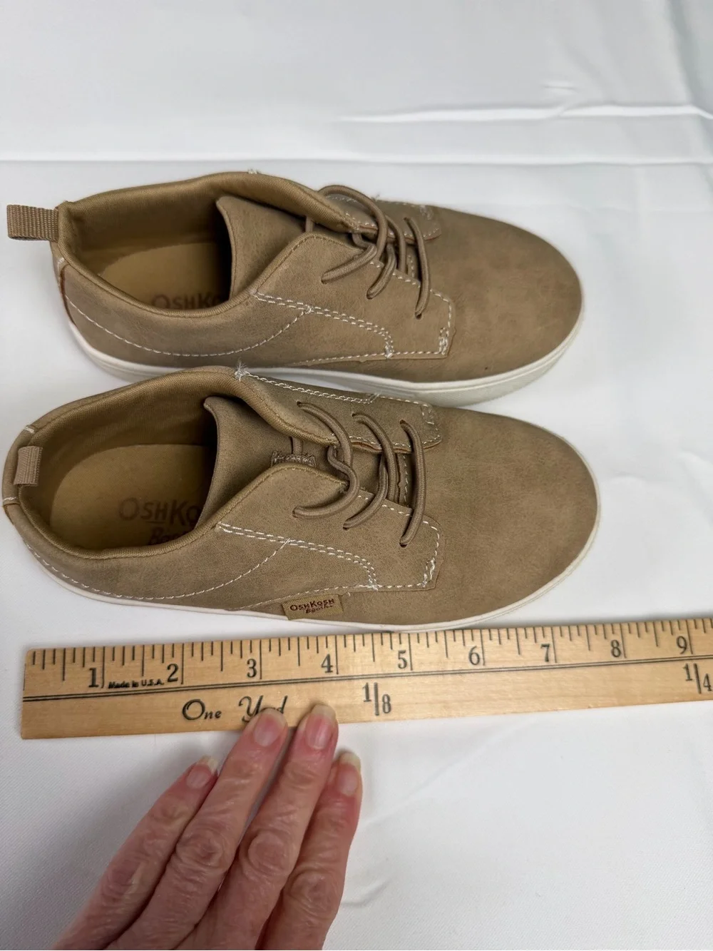 OshKosh B'gosh Kids' Tan Lace-Up Sneaker